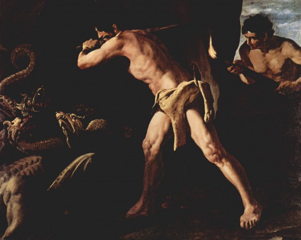 Hercules Fighting with the Lernaean Hydra by Francisco de Zurbaran